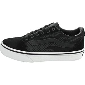 Vans Kids’ Ward Sneaker(Reflective Flame Black White)