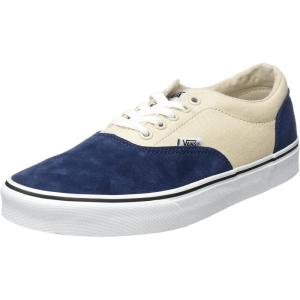 Vans Kids’ Ward Sneaker(Retro Suede Dress Blues White)