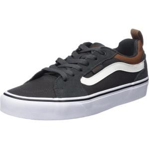 Vans Kids’ Ward Sneaker(Suede Canvas Dark Grey White)