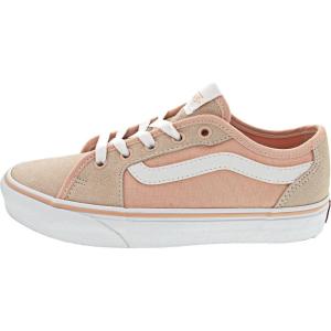 Vans Kids’ Ward Sneaker(Suede Canvas Spanish Villa True White)