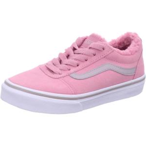 Vans Kids’ Ward Sneaker(Suede Sherpa Foxglove)