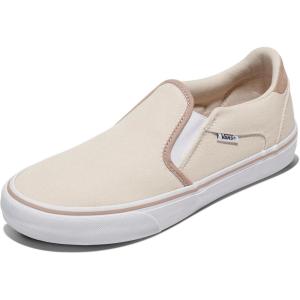 Vans Mens Asher Deluxe Slip-on Shoe | Comfortable Sneakers for Fashion, Walking & Everyday Wear(Heavy Canvas Warm Taupe)