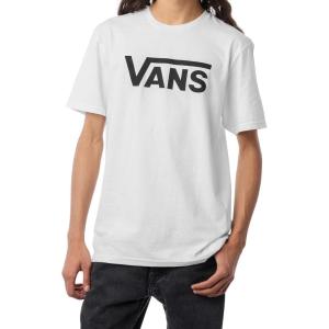 Vans Men’s Classic Drop V Short-Sleeve Crew Tee, White/Black, Large
