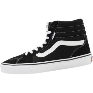 Vans Men’s Filmore Hi-Top Sneakers(Suede/Canvas Black/White)