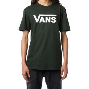 Vans Unisex-Adult Classic Drop V Short-Sleeve T-Shirt | Graphic Tee, Regular Fit, 100% Cotton Fabric, Durable Construction(Forest)