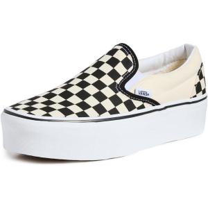 Vans Unisex-Adult Classic Slip on(Checkerboardblack/White)