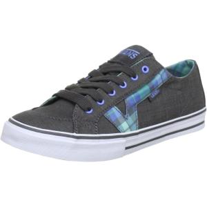 Vans Unisex-Adult Classic Slip on(Gris Plaid Grey Turquoise)