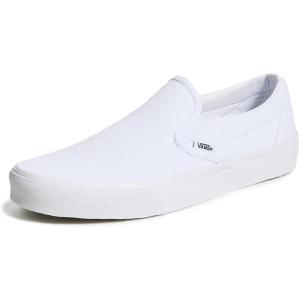Vans Unisex-Adult Classic Slip on(True White)