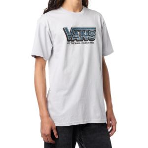 Vans Unisex-Adult Dispatch Short-Sleeve T-Shirt | Graphic Tee, Regular Fit, Soft 100% Cotton Fabric, Durable Ribbed Collar(White/Grey)