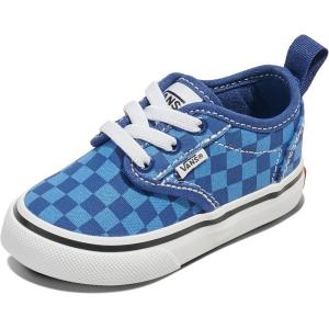 Vans Unisex-Child Atwood Slip-on Shoe(Tonal Check True Blue)