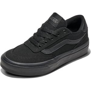 Vans Unisex-Child Brooklyn Ls Low Top Shoe(Canvas Black/Black)