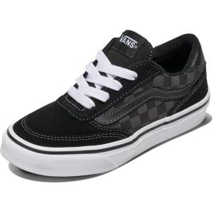 Vans Unisex-Child Brooklyn Ls Low Top Shoe(Checkerboard Black/Asphalt)