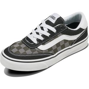 Vans Unisex-Child Brooklyn Ls Low Top Shoe(Tonal Check Faded Black)
