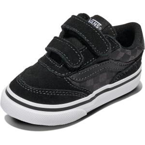 Vans Unisex-Child Brooklyn Ls V Low Top Shoe(Checkerboard Black/Asphalt)