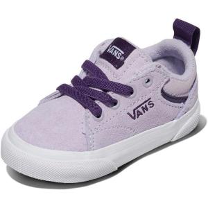Vans Unisex-Child Seldan Slip-on Shoe(2-tone Canvas/Suede Lilac Mist)