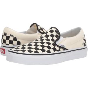 Vans Women’s Asher Adult Low Top Sneakers(Black Off White Checkboard)