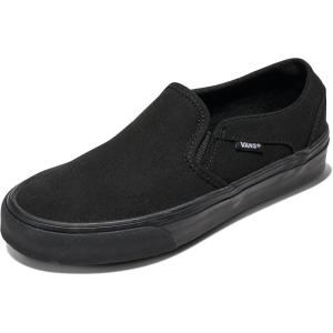 Vans Women’s Asher Adult Low Top Sneakers(Black/Black)