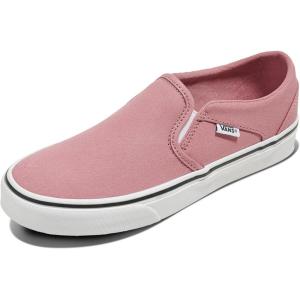 Vans Women’s Asher Adult Low Top Sneakers(Canvas Dusky Rose)