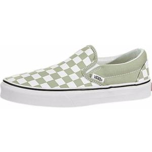 Vans Women’s Asher Adult Low Top Sneakers(Checkerboard Desert Sage True White)