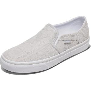 Vans Women’s Asher Adult Low Top Sneakers(Floral Lace Lunar Rock)