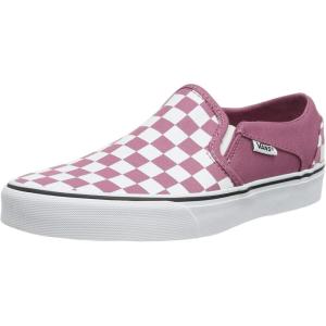 Vans Women’s Asher Adult Low Top Sneakers(Multicolour Checkerboard Heather Rose White Xwm)