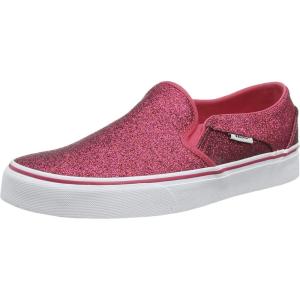 Vans Women’s Asher Adult Low Top Sneakers(Pink Glitter Rainbow Pink Xwp)