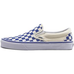 Vans Women’s Asher Adult Low Top Sneakers(Primary Checker True Blue White)