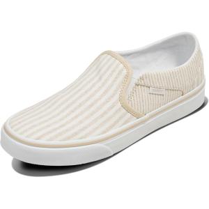 Vans Women’s Asher Adult Low Top Sneakers(Summer Stripe Creme Brule)