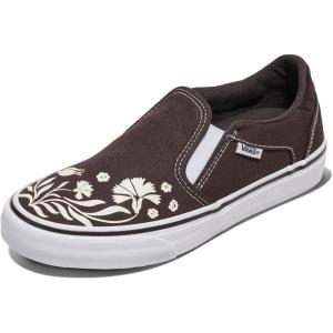 Vans Womens Asher Deluxe Slip-on Shoe(Greek Floral After Dark)