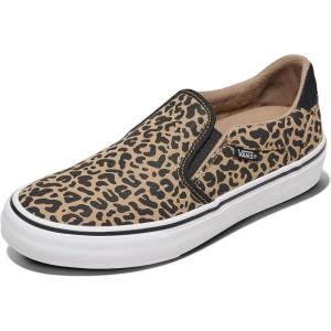 Vans Womens Asher Deluxe Slip-on Shoe(Leopard Incense)