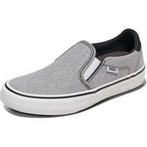 Vans Womens Asher Deluxe Slip-on Shoe(Summer Canvas Black)