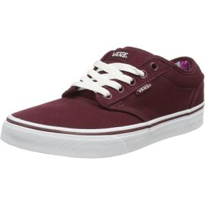 Vans Women’s Atwood Sneaker(Red (Canvas Port Royale/Flowers))