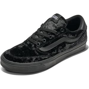 Vans Womens Brooklyn Ls Shoe | Low-top Sneakers for Everyday Wear, Walking, Work & Fashion(Velvet Black)