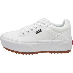 Vans Women’s Seldan Platform Sneakers(Canvas White)