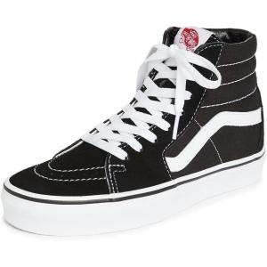 Vans Women’s UA SK8-Hi Tapered Stackform Sneakers(Black/Black/White)
