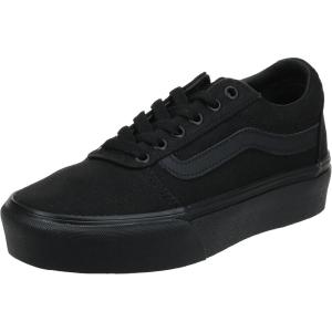 Vans Women’s Ward Platform Sneaker(Canvas Black Black)