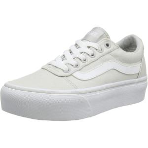 Vans Women’s Ward Platform Sneaker(Grey Canvas Antarctica Uto)