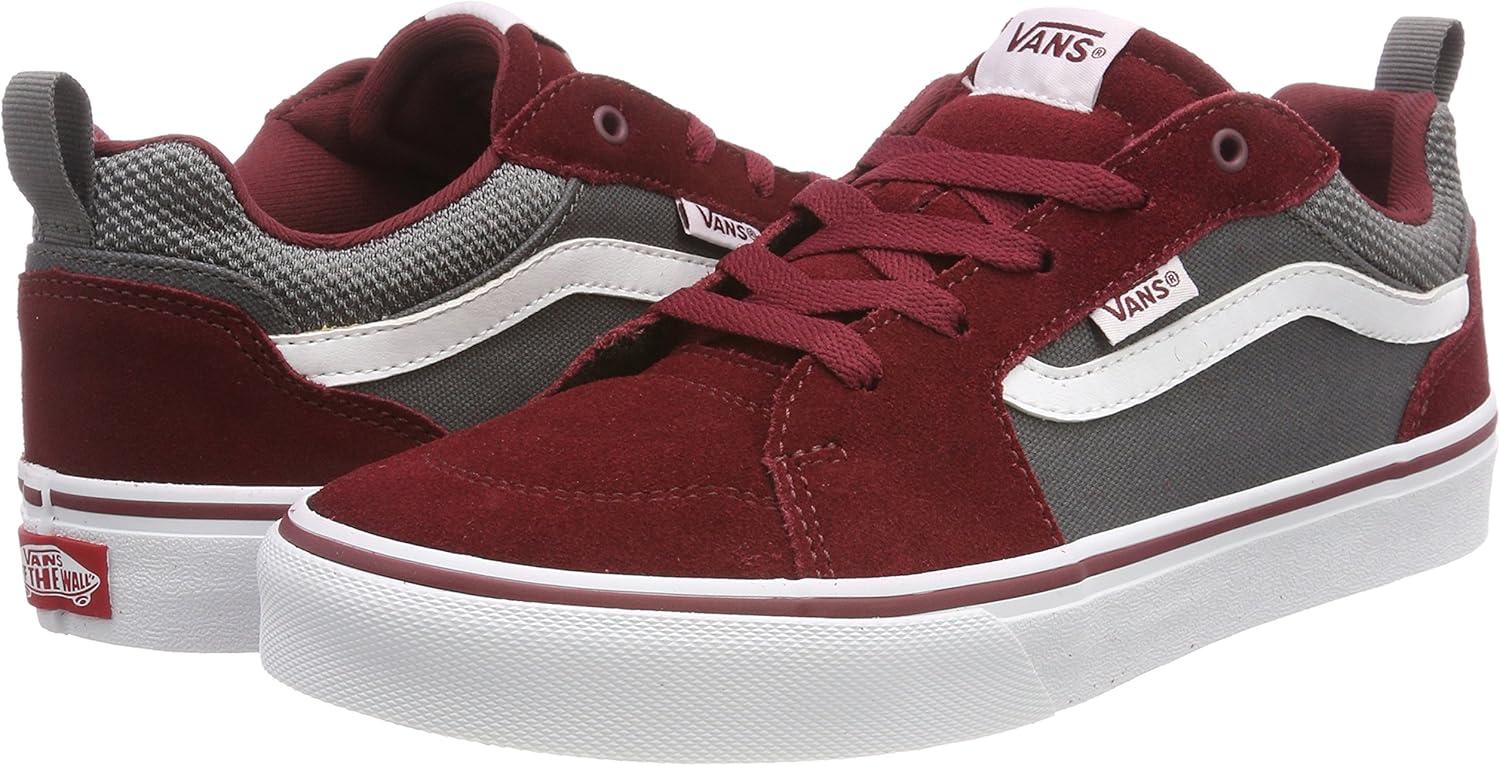 image:imageVans Womens Range EXP SneakerRed Suede Canvas Cabernet Pewter T2m