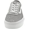 Vans Women’s Range EXP Sneaker(Party Glitter Silver White)