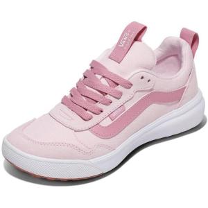 Vans Women’s Range EXP Sneaker(2-tone Canvas/Suede Pink)