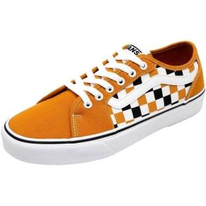 Vans Women’s Range EXP Sneaker(Multi Checker Gold White)