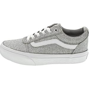 Vans Women’s Range EXP Sneaker(Party Glitter Silver White)