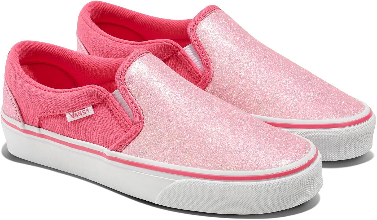 image:imageVans UnisexChild Asher Low Top ShoeGlitter Candied Pink