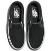 Vans Unisex-Child Asher Low Top Shoe(Canvas Black/White)