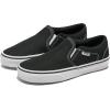 Vans Unisex-Child Asher Low Top Shoe(Canvas Black/White)