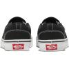 Vans Unisex-Child Asher Low Top Shoe(Canvas Black/White)