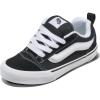 Grade School Lifestyle Knu Skool Shoes (Black/White) by VANS
