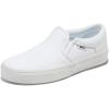 Vans Unisex-Child Asher Low Top Shoe(Canvas White/White)