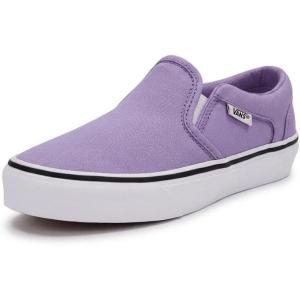 Vans Unisex-Child Asher Low Top Shoe(Canvas Purple Haze)