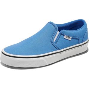 Vans Unisex-Child Asher Low Top Shoe(Canvas Vintage Cobalt)